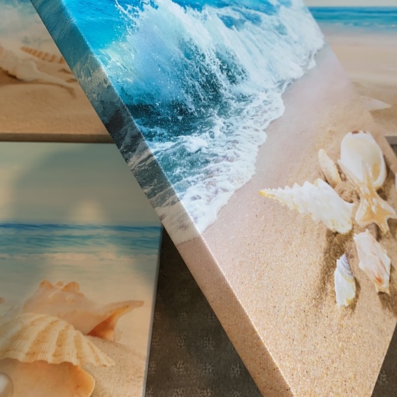Art | Canvas Ocean Beach Wall Art | Poshmark